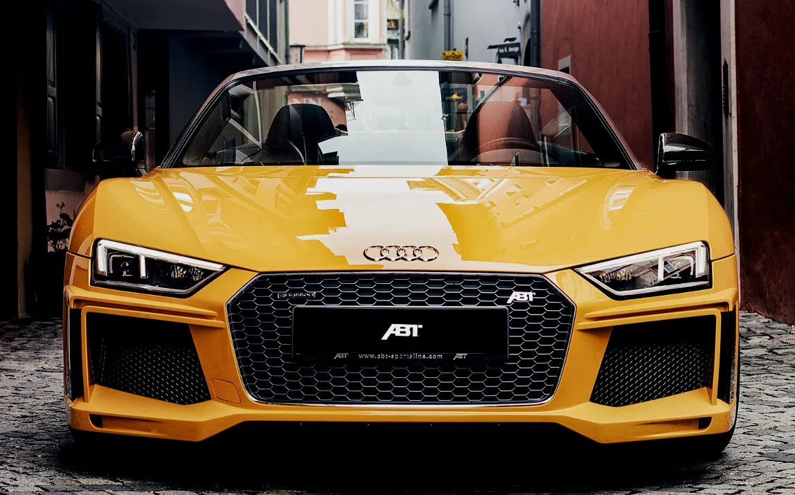 Freshly detailed performance car