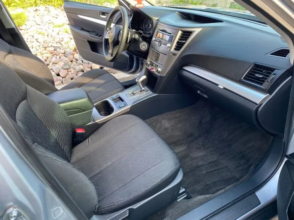 Clean vehicle interior ready for an ozone treatment